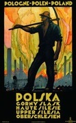 Plakat Stefan Norblin Polska Górny Śląsk 1925 rok