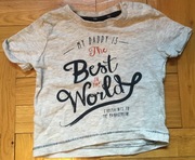 T–shirt "The best in the world" - F&F – rozmiar 62 (3/6 m)