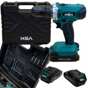 Wkrętarka akumulatorowa MSA 18V Zestaw 2 Baterie Walizka NOWA