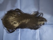 Peruka sztuczna czarna, długa 