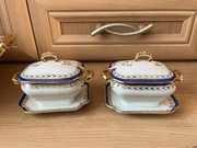 Porcelanowe cukiernice i waza stołowa