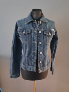 S.oliver kurtka jeans jeansowa S/36 niebieska granatowa