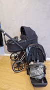 Cybex Priam 2.0 Black Chrome & Deep Black | Zestaw 2w1 | Stan Idealny!