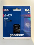 Karta pamięci MicroSD Goodram 64gb + adapter