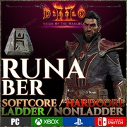 Diablo 2 Resurrected RUNA BER rotw Warlock Ladder s13 
