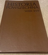 Adam KERSTEN HISTORIA POWSZECHNA wiek XVII 