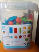 Klocki konstrukcyjne Wafle Jeżyki Grzebyki 200 el