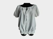 Cubus Bluzka 100% Bawełna Haft Boho Carmen Hiszpanka 40 L 42 XL Stan BDB