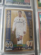 Topps match attax champions league 2015/2016 Cristiano Ronaldo limitedgold 