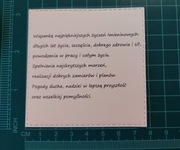 Scrapki życzenia imieniny odcienie żółtego