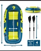 Ponton Hoberg YPP-4, z akcesoriami, dla 4 osób