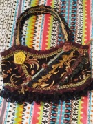 Nowa brązowo czarna torebka do ręki Madea