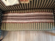 Bieżnik 120 x 24 cm + 2 serwetki 24 x 22 cm obrus retro vintage PRL  