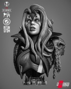 Figurka druk 3D żywica 12K " She Spawn - Bust " - 120 mm