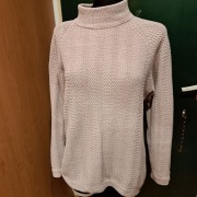 Vintage Retro półgolf lata 70 beżowy Anilana M - L Uniseks