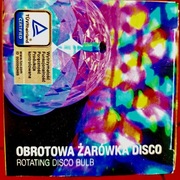 Obrotowa żarówka DISCO - trzy kolory
