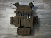 Zestaw Kamizelka Taktyczna Plate Carrier ROC Ranger green/Olive +Ładownice 