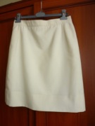 Elegancka spódnica ołówkowa ecru kremowa r.38/ M 