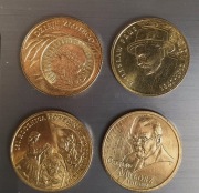 2zł. Zestaw 4 szt monet B.Prus ,Cz.Miłosz ,Dzieje złotego,150 r,Powst.Stycz