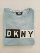 T-shirt niebieski bawełna 