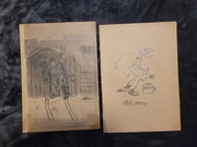 Zestaw starych szkiców 