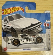 Hot wheels Mazda RX7 Police biały