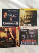 Filmy DVD,VCD: Instynkt, Zabić hakera, Obserwator, Rozgrywka