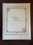 Album ślubny „Wedding Memories” – elegancka księga pamiątkowa – vintage