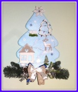 Wyjątkowa choinka, ręcznie robiona- świąteczna super ozdoba 40 cm