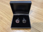 Krypto Spinki do mankietów Bitcoin BTC na prezent