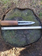 Nóż mysliwski, "jakucki", ręcznie kuty