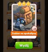 Zestaw na Apokalipsę KARTA COIN MASTER NATYCHMIASTOWA WYSYŁKA 