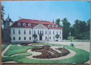 NIEBORÓW. Barokowy pałac , elewacja od ogrodu.