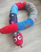 Wąż maskotka ręcznie wykonany 