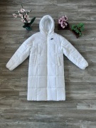 Wiosenny płaszcz Nike biały długi oversize