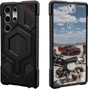 Galaxy S23 Ultra etui Urban Armor Gear z Magsafe, Monarch Pro, Kevlar Black