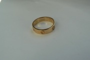 CARTIER LOVE gold 18K pr.750 złoto obrączka PIĘKNA