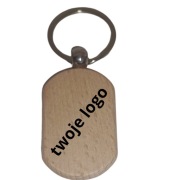 breloczek drewniany z grawerem