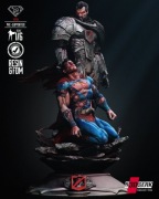Zod i Superman Diorama DC Figurka 45cm 1/6 Ręcznie Malowana