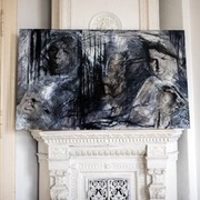 Oryginalny obraz malarstwo akrylowe 100 x 150 cm 