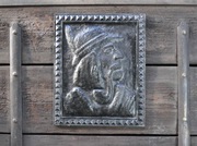 Płaskorzeżba Baca mosiądz 40cm