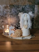 Stroik świąteczny ozdoba dekoracja świąteczna zimowa Boże Narodzenie 