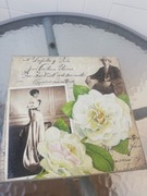 Szkatułka herbaciarka handmade Decoupage 