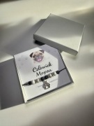 Bransoletka handmade dla miłośników Mopsa