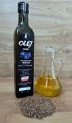 Olej Lniany Tłoczony Na Zimno 500ml