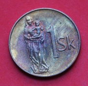 1  Korona  1993  r  -   Słowacja   Madonna z Dzieciątkiem 