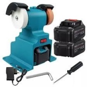Szlifierka Stołowa Akumulatorowa  do Ostrzenie 2x Kamień 2x Aku K-2306