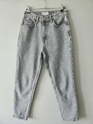 Jeansy Zara mom jeans spodnie wysoki stan S 36