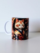 Kubek Kot w kimonie, Kubek z kotkiem, japoński kot, prezent dla kociary