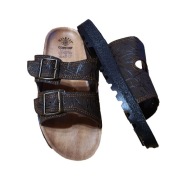 Klapki-pantofle profilowane wygodne na lekkiej podeszwie PU rozm.45